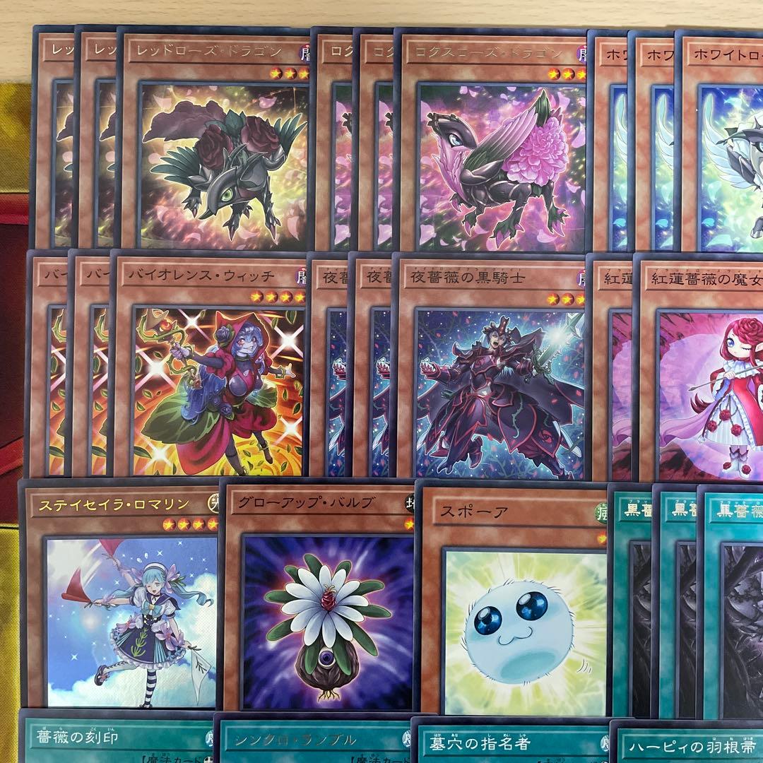 本格構築 ローズドラゴンデッキ レッドローズドラゴン 黒薔薇の破滅竜