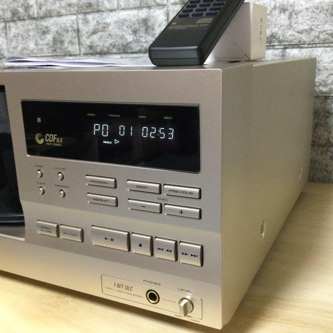 パイオニア☆PD-F908☆101枚CDチェンジャーメンテ修理済み動作良好です