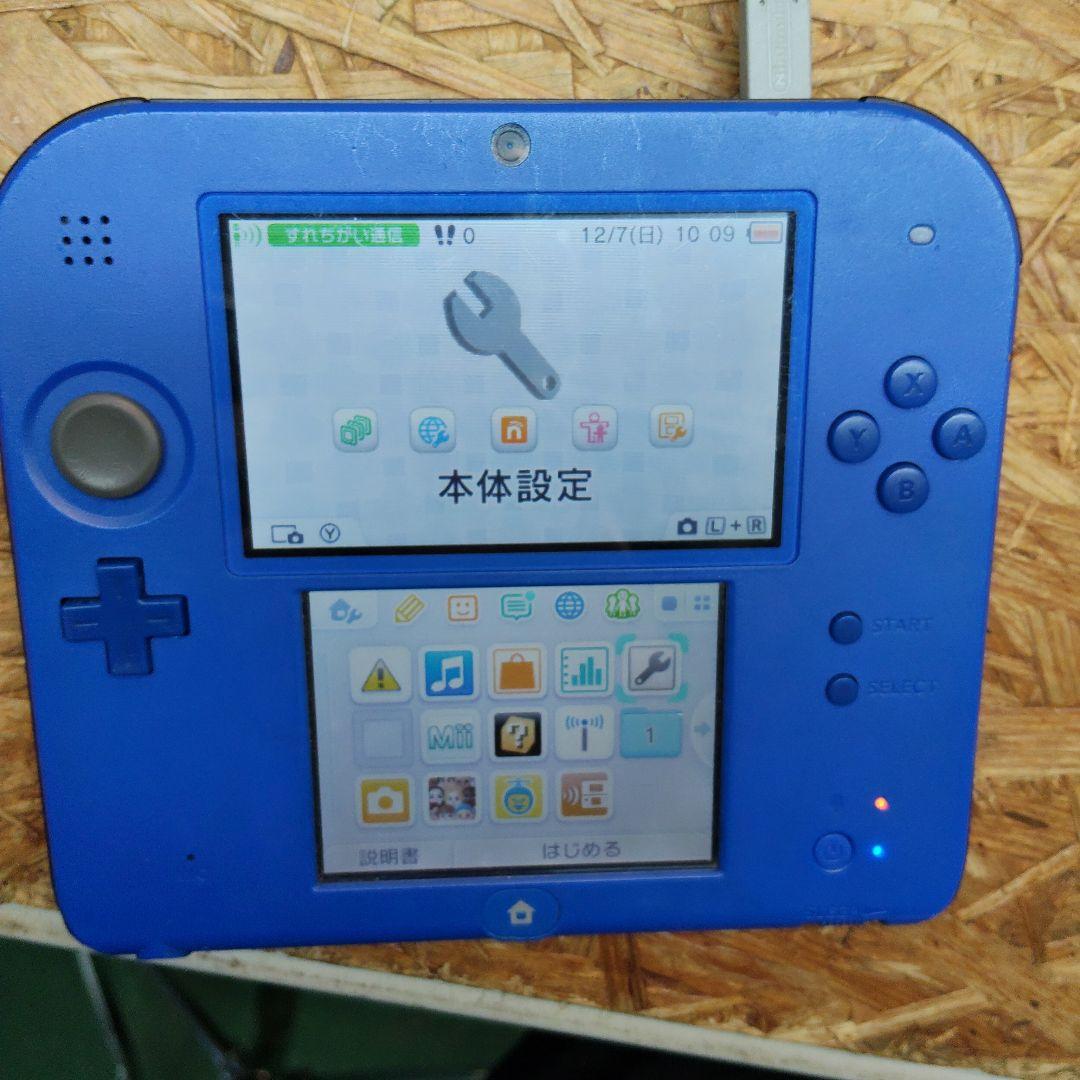 ニンテンドー2DS ブルー動作確認済 良品 】ニンテンドー 2DS ブルー 本体のみ 動作確認済み 動作良好 画面