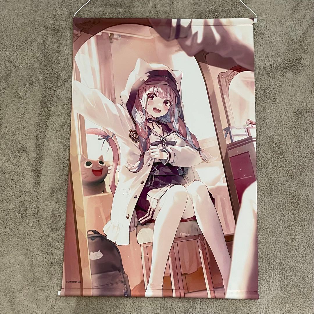 ホロライブ 湊あくあ タペストリー B2 活動5周年記念グッズ ふわり