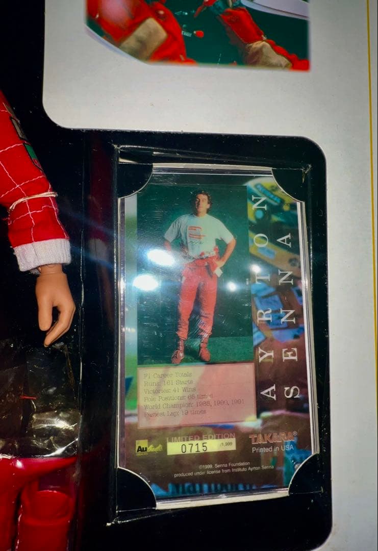 限定1999体No.715タカラ製 アイルトン・セナ フィギュア コレクション