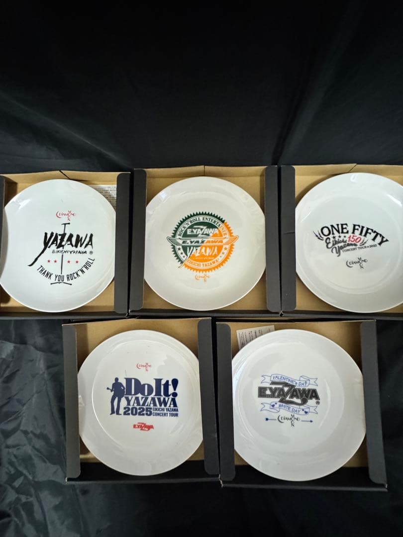☆YAZAWA プレート5枚&カードセット