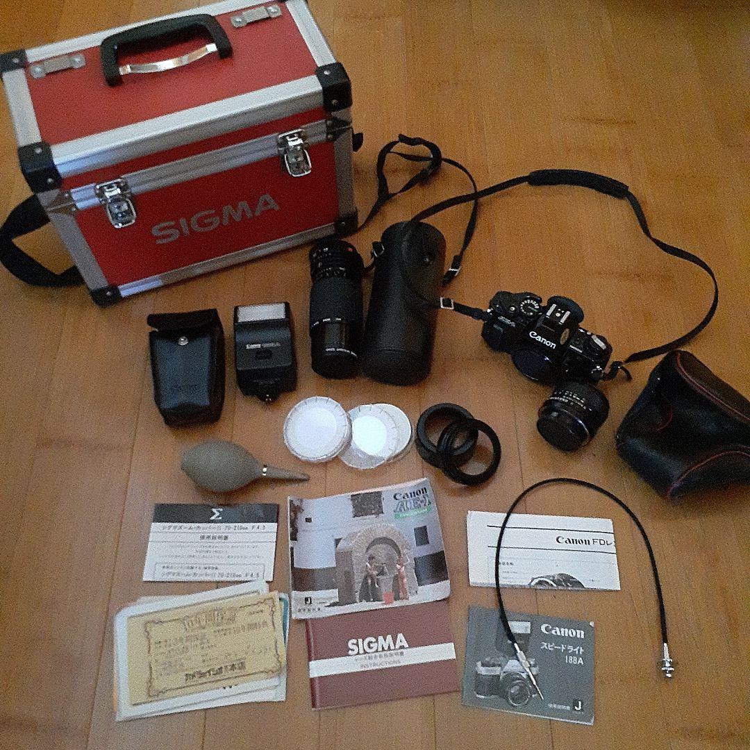 Canon 一眼レフカメラセット AE-1program シグマズーム カッパー Canon 一眼レフカメラセット AE-1program シグマズーム カッパー Canon