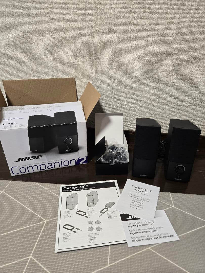 Bose Companion 2 Series III PCスピーカー ブラック Amazon.com: Bose Companion 2 Series III Multimedia Speakers - for