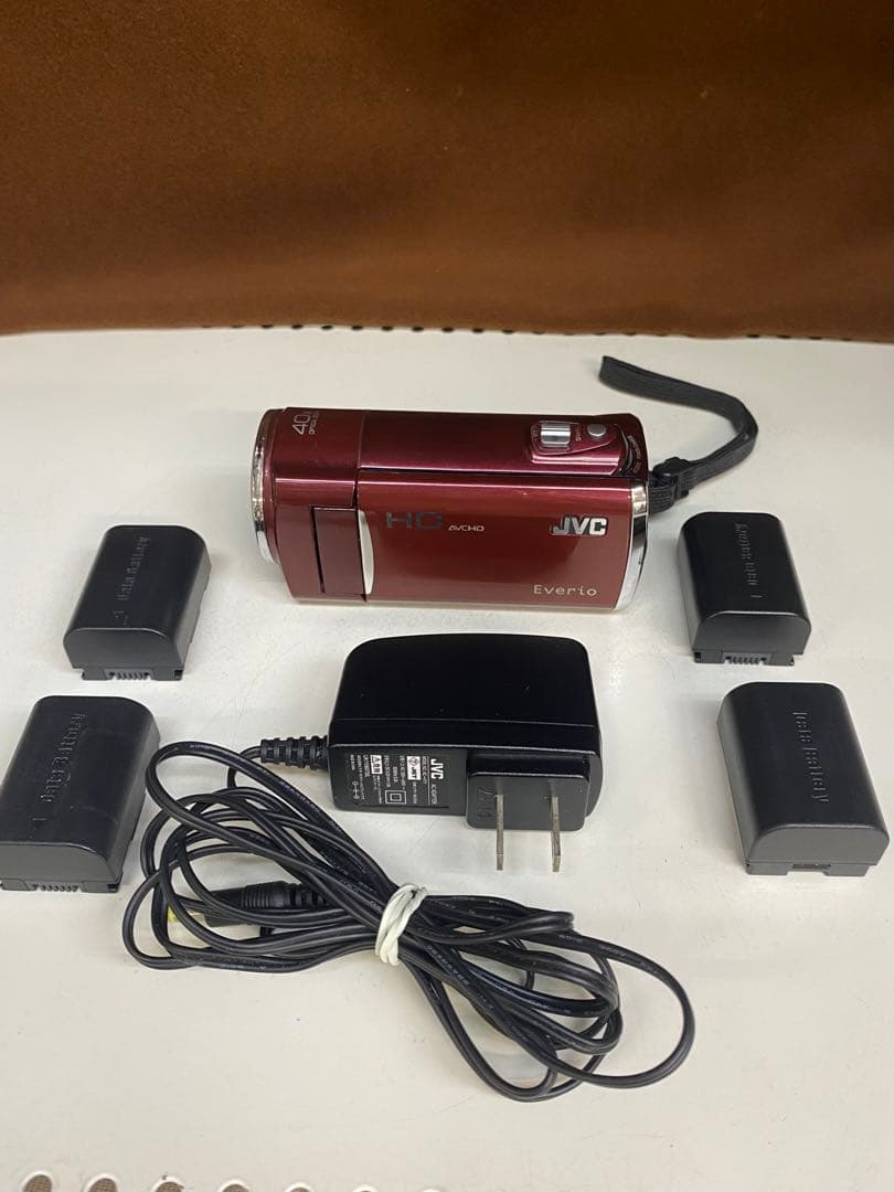 動作確認済★JVC Everio エブリオ GZ-HM460-R⭐︎バッテリー4個 Yahoo!オークション -「gz-hm460-r」の落札相場・落札価格