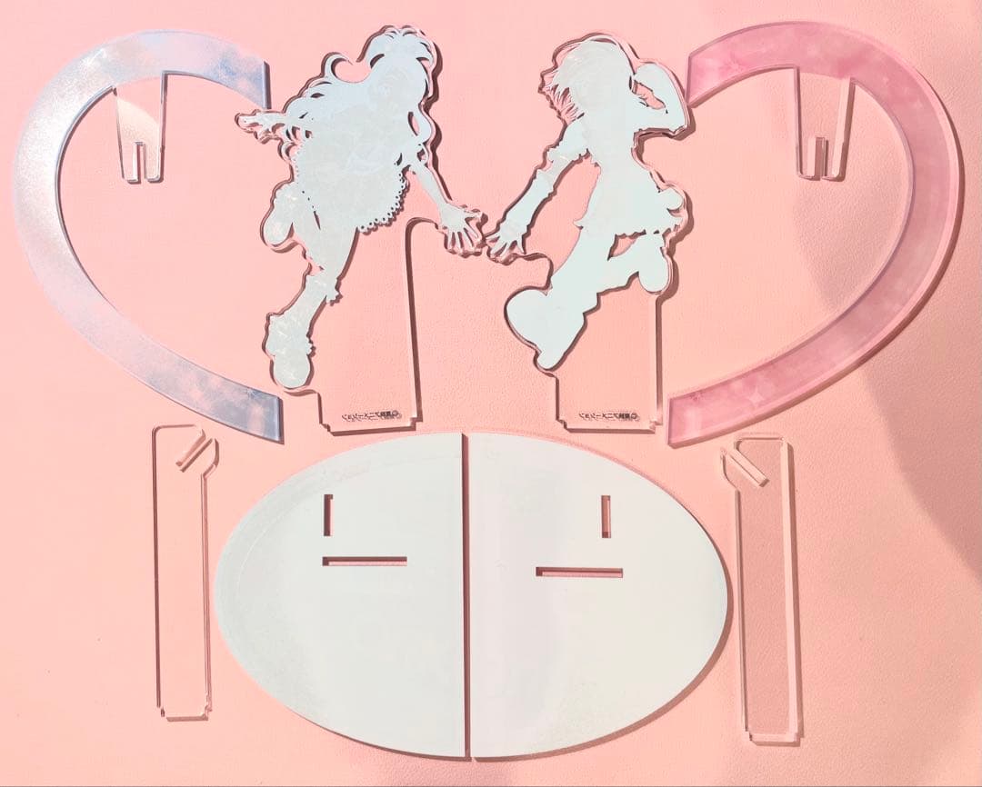 ふたりはプリキュア ズッ友CAFE ペアアクリルスタンド ブラック