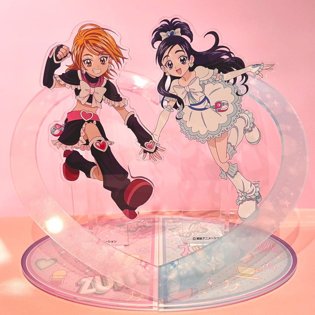 ふたりはプリキュア ズッ友CAFE ペアアクリルスタンド ブラック