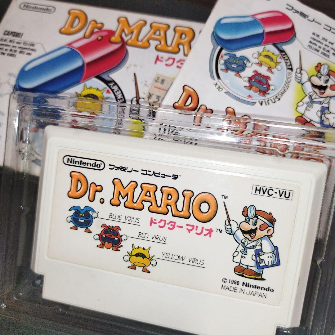 ドクター・マリオ Dr. MARIO 日本語版 ファミコンソフト 取説箱入り美