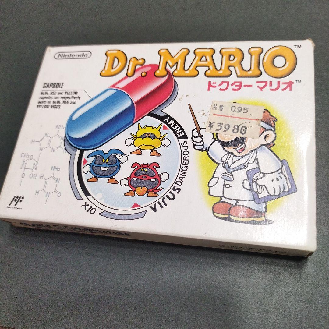 ドクター・マリオ Dr. MARIO 日本語版 ファミコンソフト 取説箱入り美