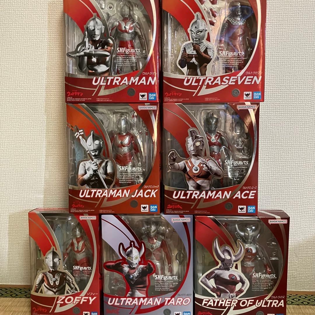 【完全新品未開封】フィギュアーツ　ウルトラマン　7点セット S.H.Figuarts ウルトラマンゼット アルファエッジ （ウルトラマン