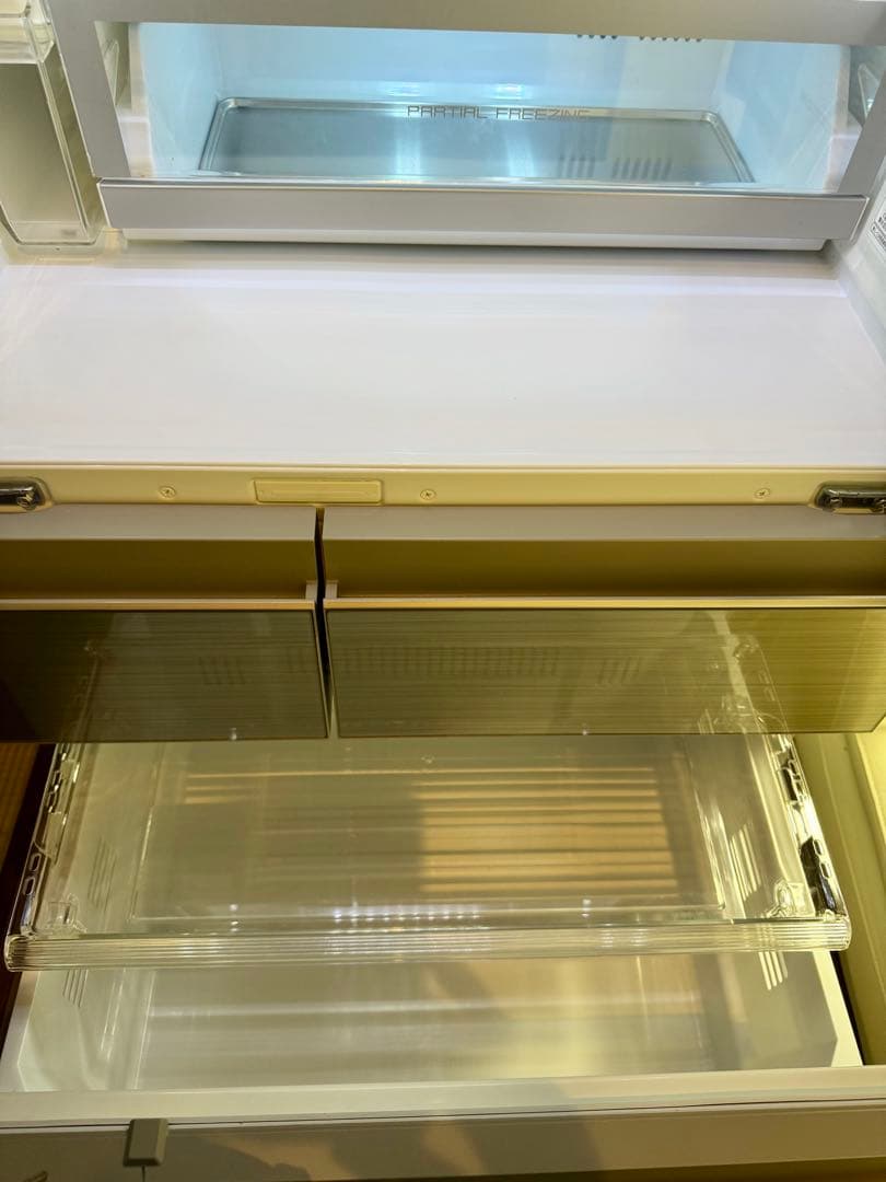 SALE中】 Panasonic 500L 観音開き冷蔵庫、ナノイー木目調 - メルカリ