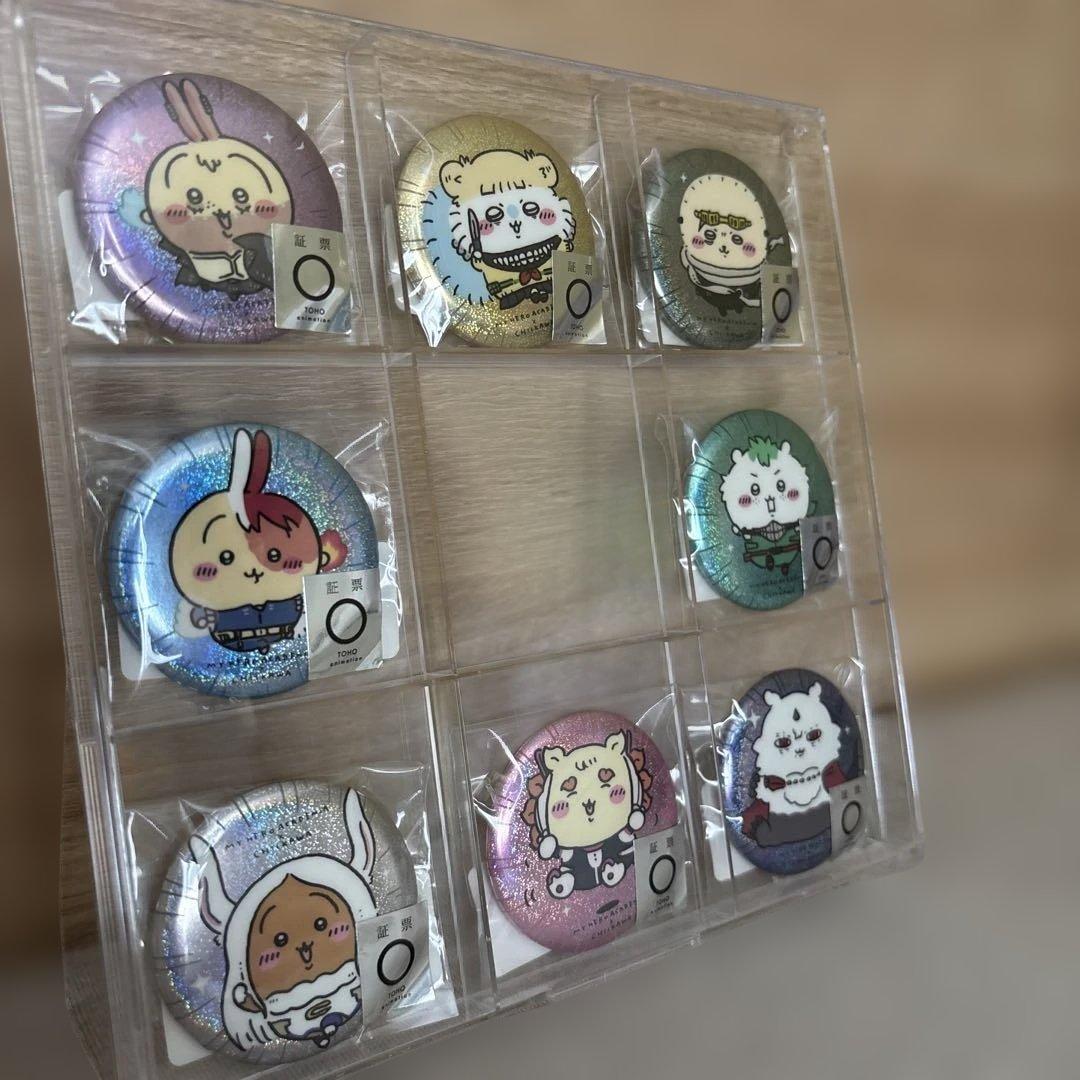 ちいかわ×ヒロアカ　缶バッチ8種 ヒロアカ×ちいかわの期間限定ショップ、関西では大阪のみ | Lmaga.jp