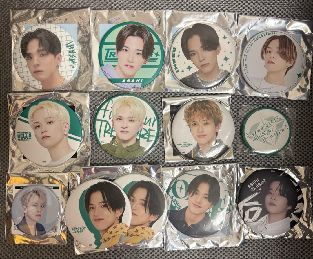 treasure アサヒ 缶バッチ 缶バッジ まとめ売り バラ売り - メルカリ