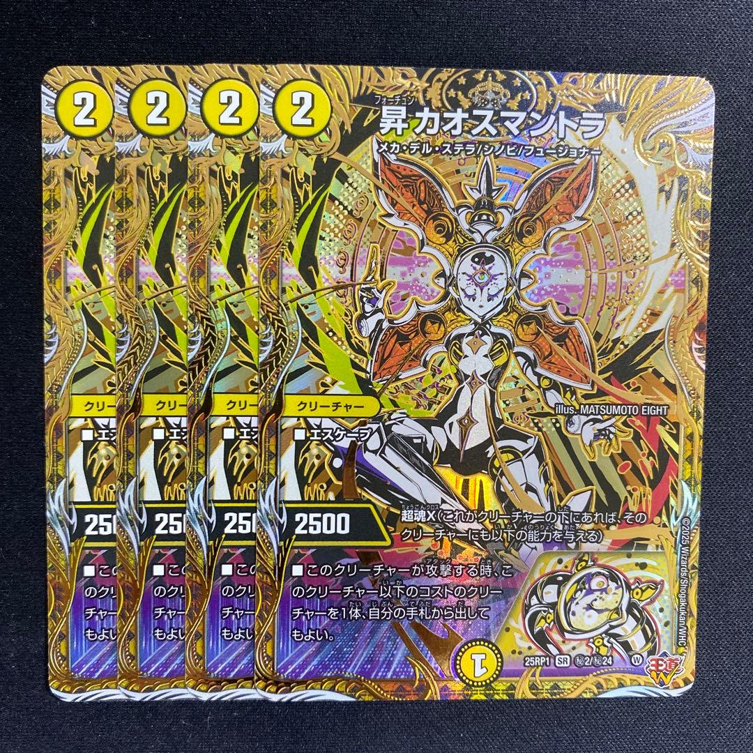 昇カオスマントラ 4枚 フォーチュンカオスマントラ シークレット シク