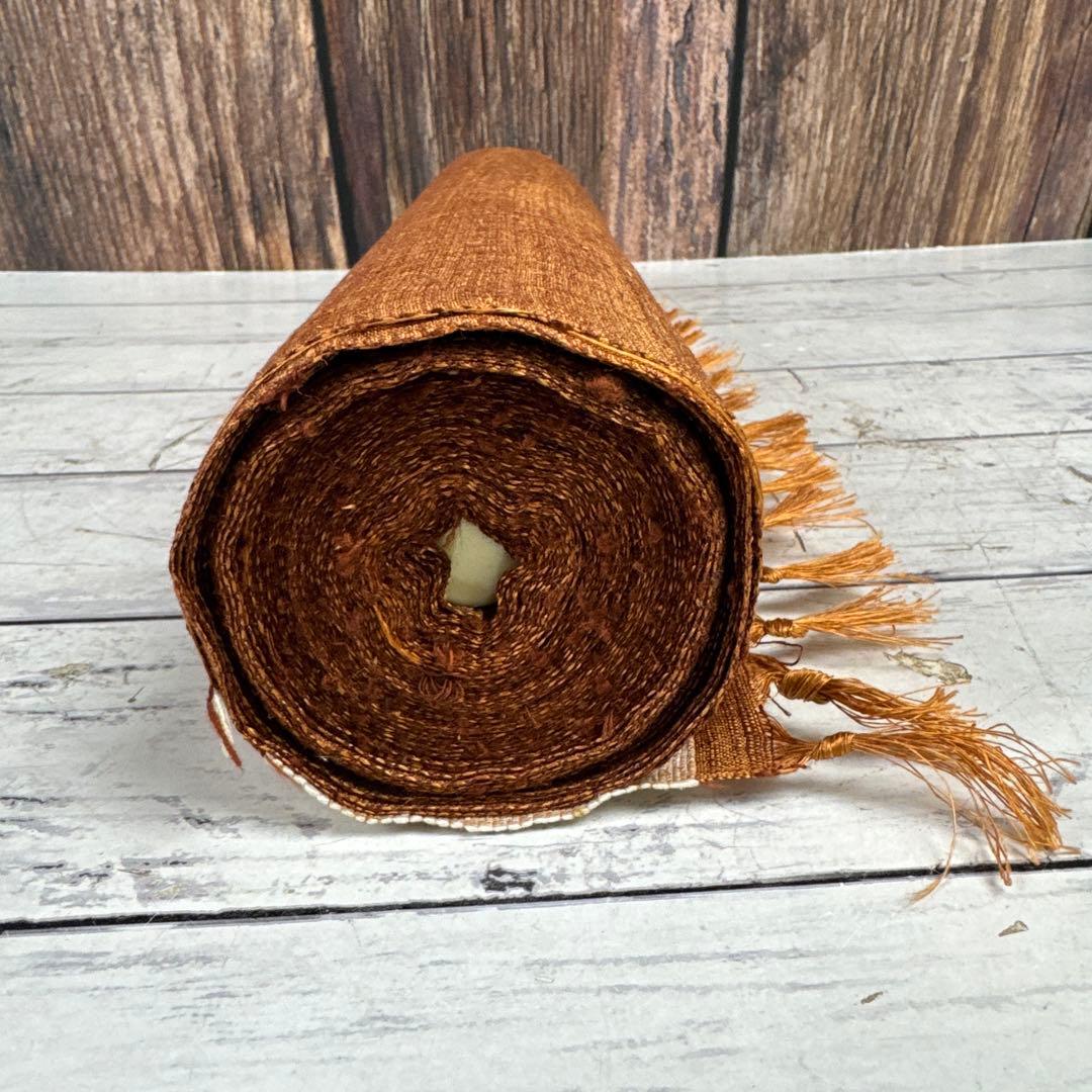 未使用 上田紬 真綿絹 絹100% 小諸つむぎ工房 反物 着物反物 着物