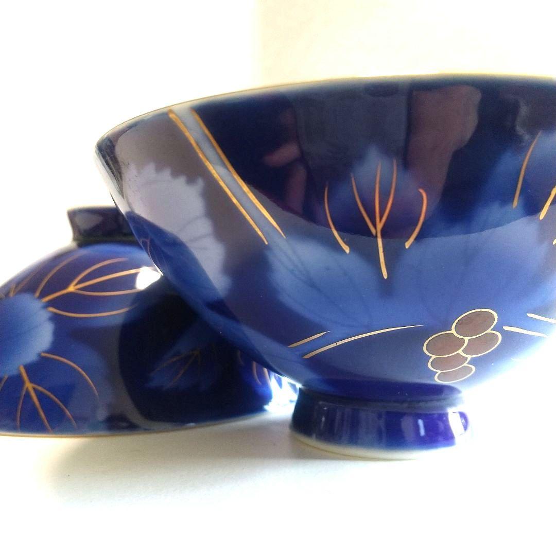 有田焼 深川製磁 瑠璃葡萄 ご飯茶碗 6客セット - メルカリ