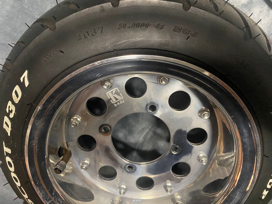 ホンダモンキーゴリラケップスピード8インチ4j 5.5jホイールタイヤ付き