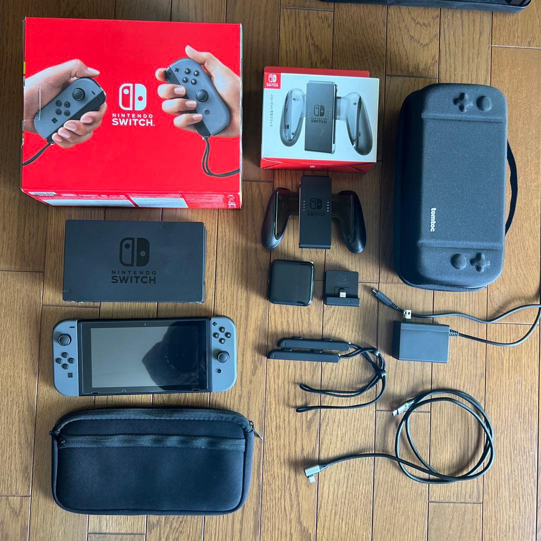 【美品】Nintendo Switch グレー 本体 付属品多数 楽天市場】nintendo switch グレー 中古の通販