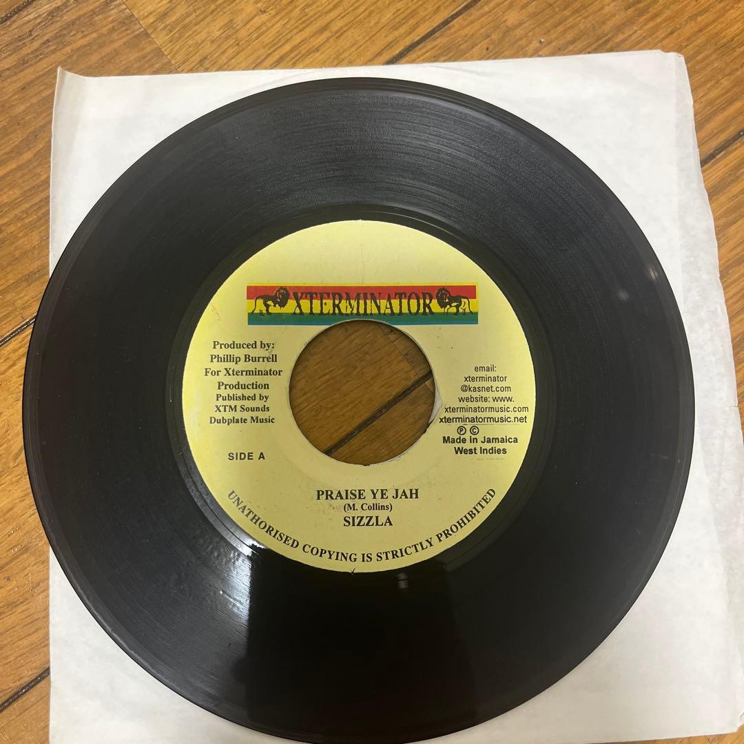 SIZZLA PRAISE YE JAH レコード レゲエ 7インチ シズラ - メルカリ
