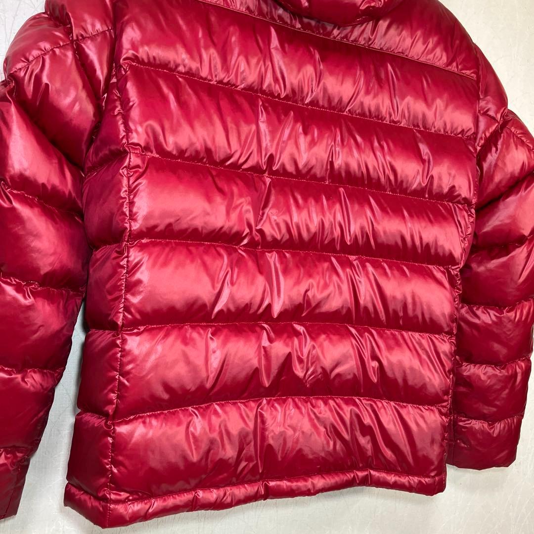 OLD UNIQLO ダウンジャケット ファーフード 艶レッド プレミアム
