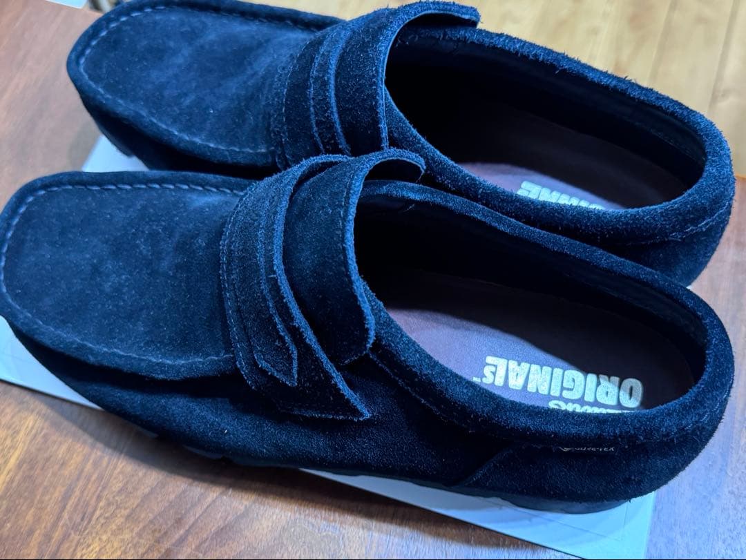 CLARKS wallabee ローファー　超備品　中古 中古・古着通販】CLARKS (クラークス) ワラビーローファー ブラック