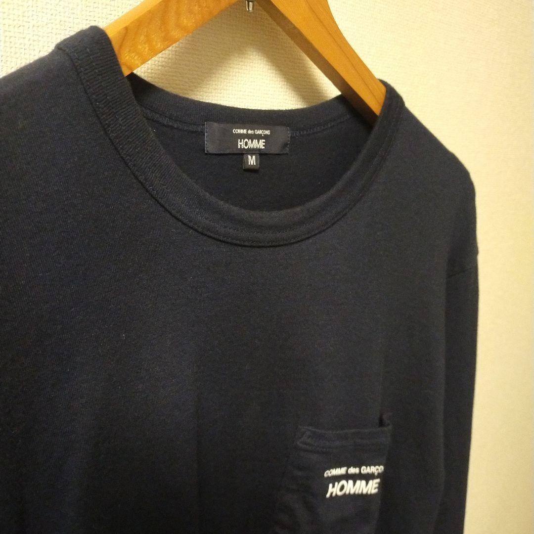 COMME des GARÇONS ネイビー 長袖Tシャツ M - メルカリ