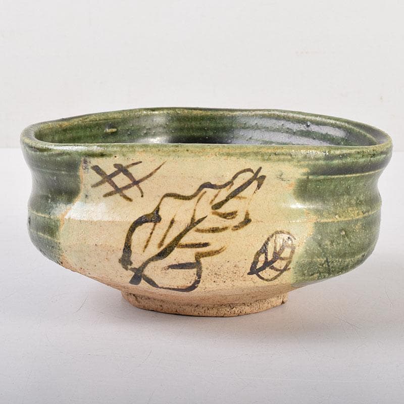 茶道具 織部焼 沓茶碗 桐箱付 N 7046 - メルカリ