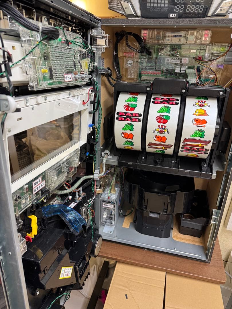 パチスロ実機 SアイムジャグラーEX-TP 不要機、データランプ付 - メルカリ