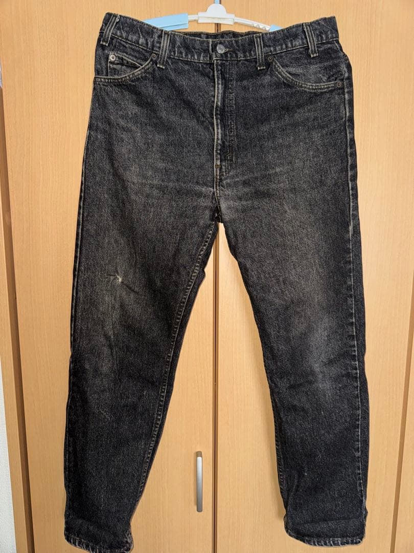 90年製 Levi's 505 ブラック W36 L30 USA 90's Levi's 505 Black Denim Pants W36 L30 USA製 90年代 リーバイス