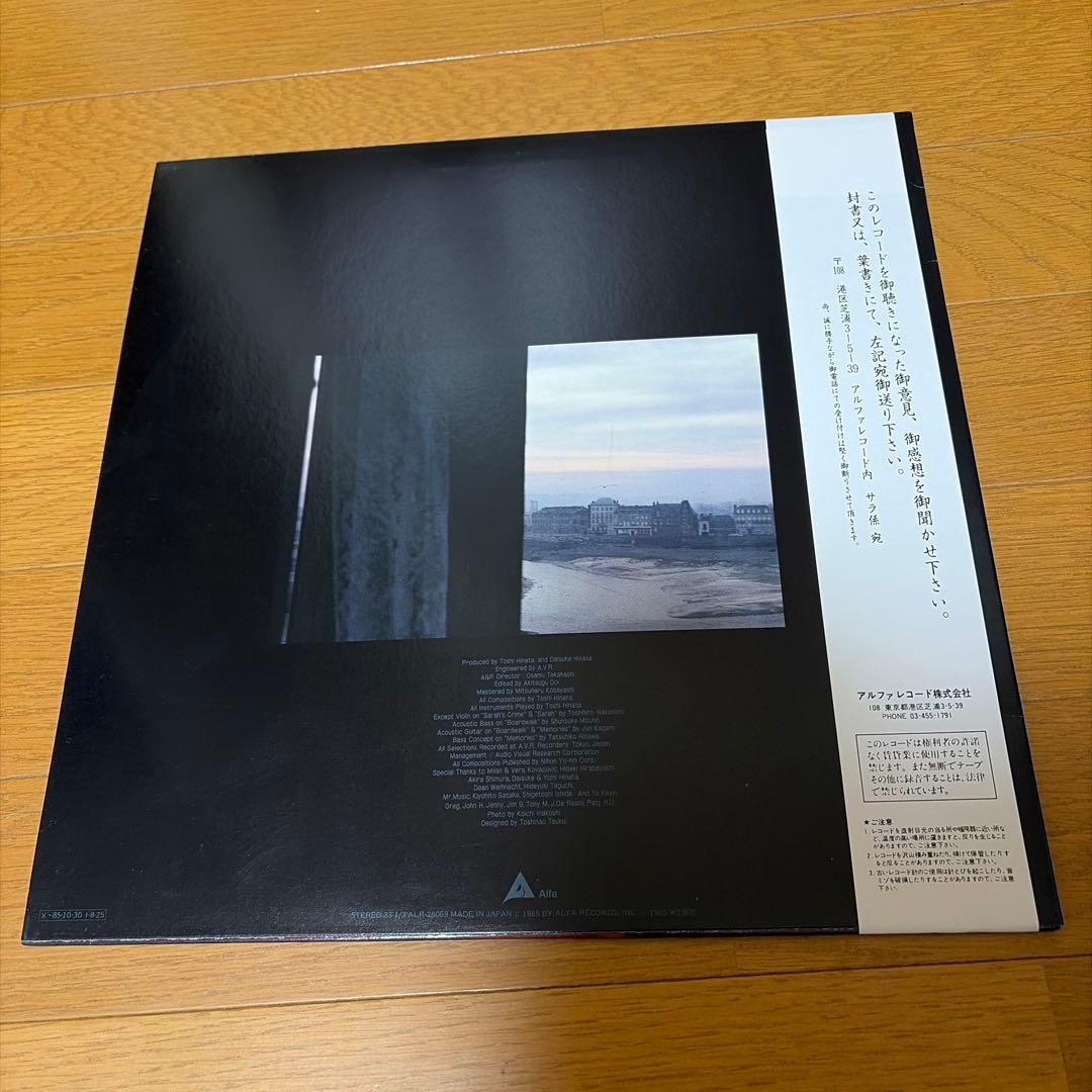 日向敏文　LP サラの犯罪　夏の猫　アルファレコード