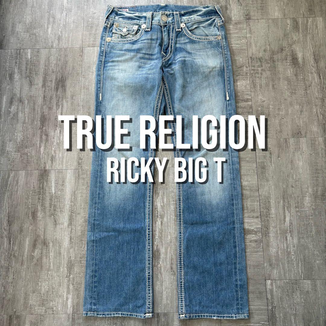 TRUE RELIGION Ricky big t 白ステッチ 31 - メルカリ