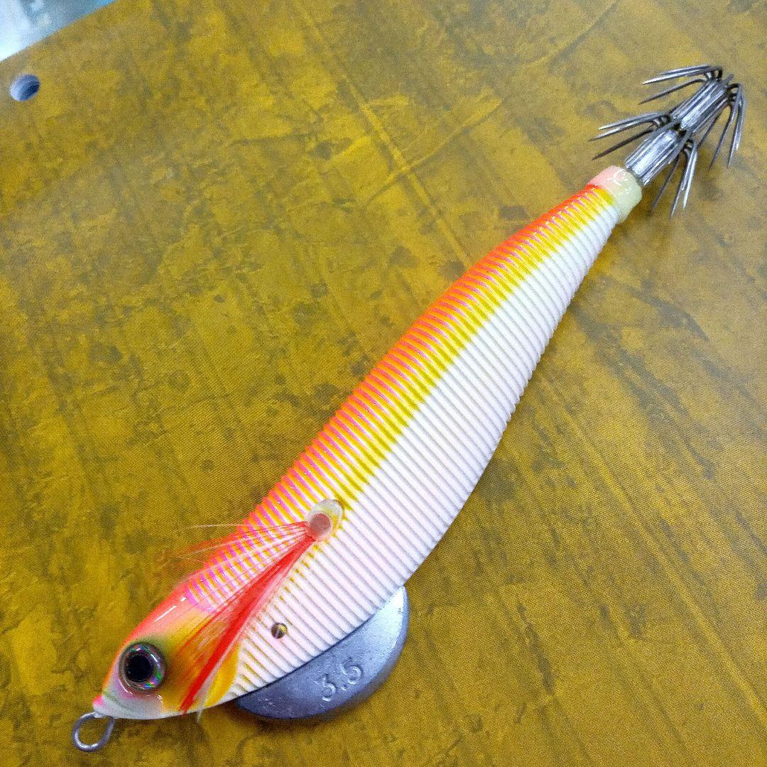 デュエル フェロモンスキン3.5号 カメレオンペイント餌木 アオリイカ