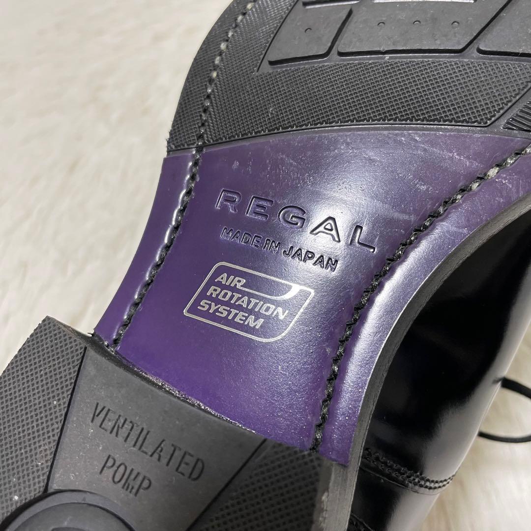 極美品✨リーガル　41EL ストレートチップ　冠婚葬祭対応　24.5cm 日本製