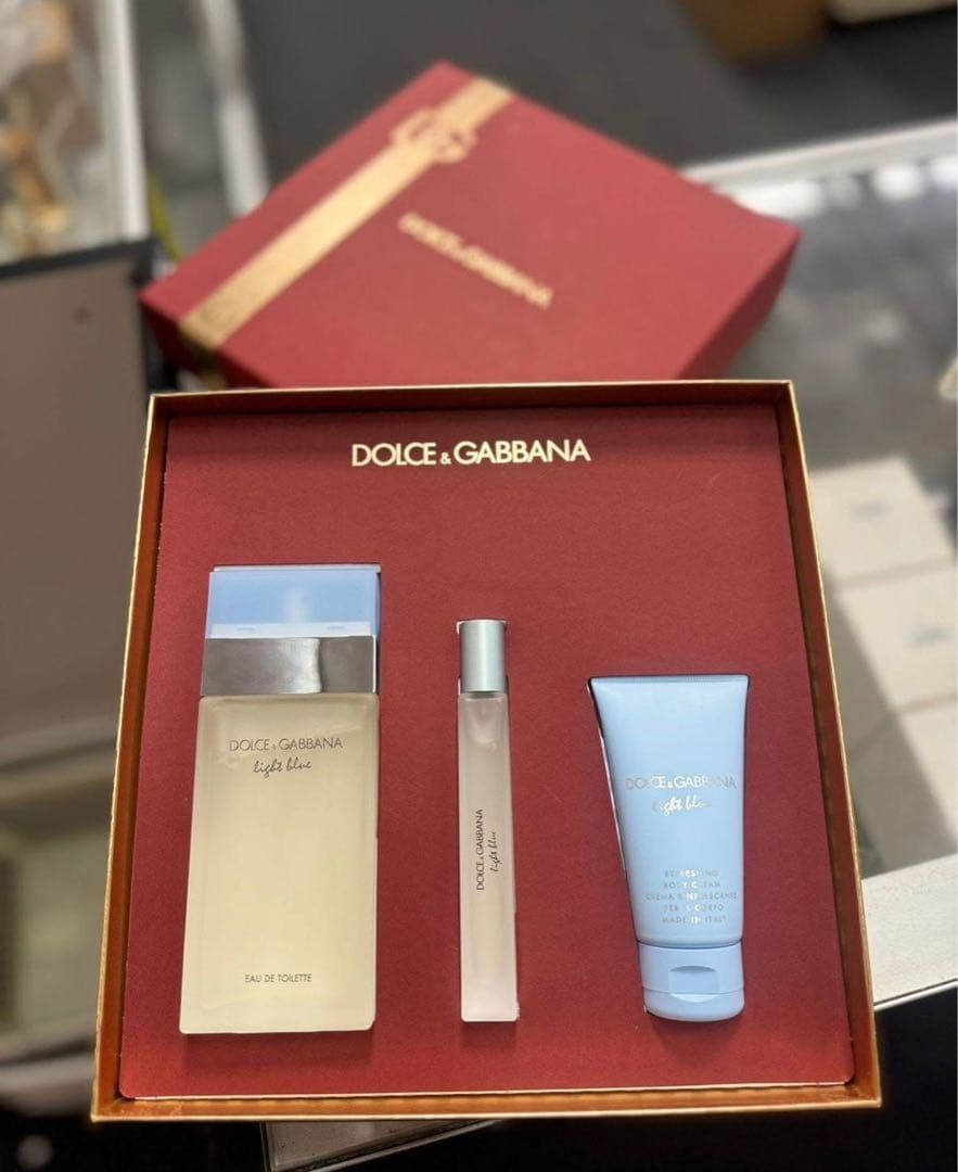 DOLCE & GABBANA Light Blue セット Dolce & Gabanna Light Blue 2pc Set (.33oz & .15oz) - Walmart.com