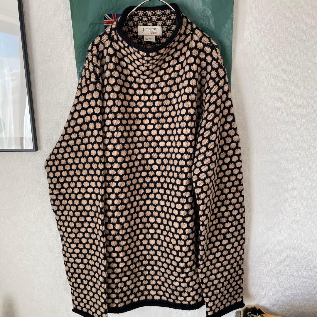 90s ヴィンテージ JCREW 巨人タグ ハンドニット 希少柄 楽天市場】90s 巨人タグ J.CREW ショールカラー コットン ニット