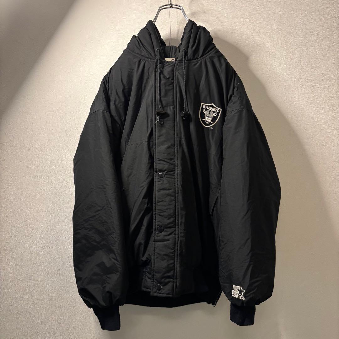 00's RAIDERS スタジャン ブルゾン スターター ジャケット ダウン