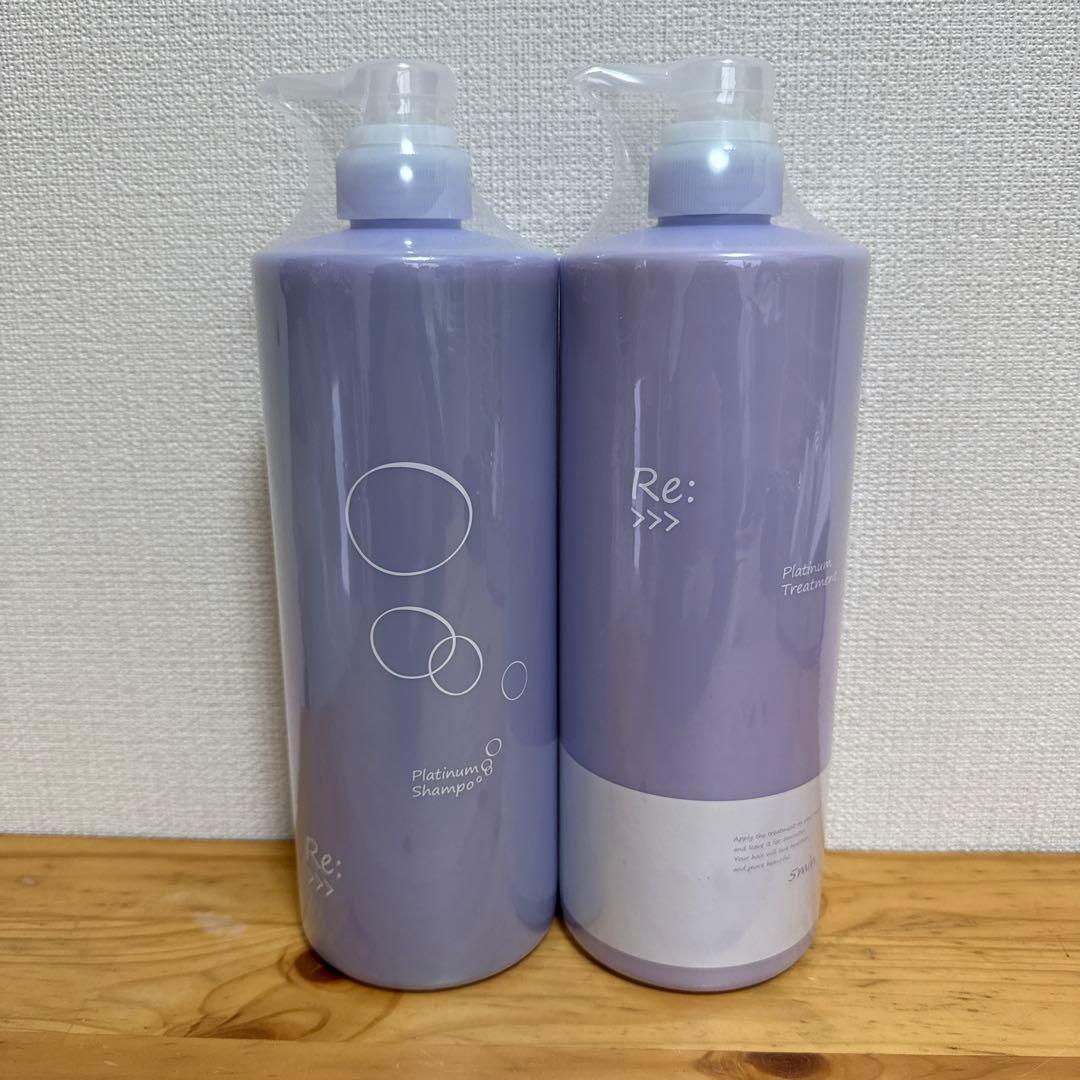 アジュバン リプラチナムシャンプー1000ml ＆トリートメント1000gセット アジュバン リ: プラチナム シャンプー 1000mL + トリートメント 1000g