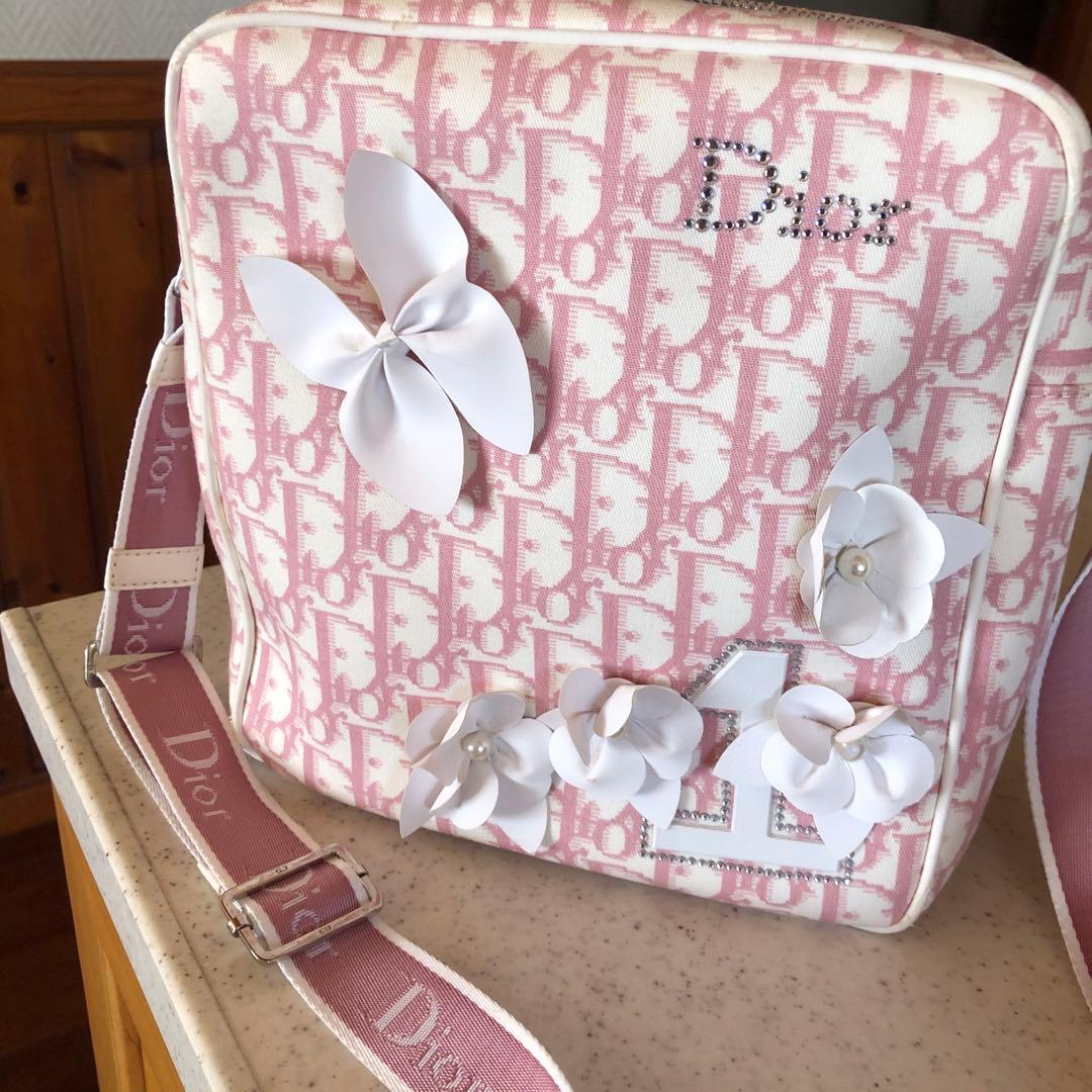 クリスチャンディオール トロッター ピンク ショルダーバッグ - メルカリ