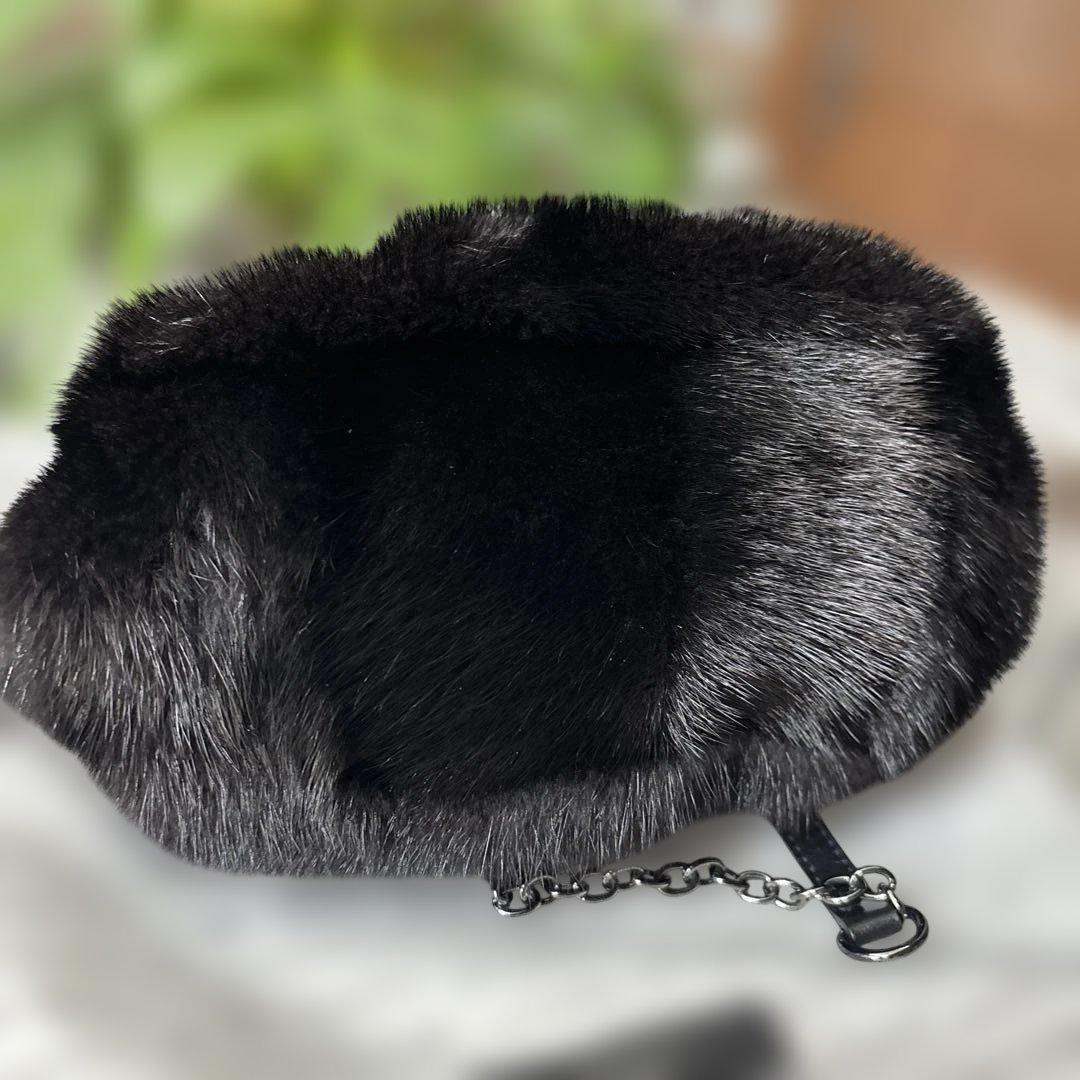 希少‼️WEEKENDウィークエンドマックスマーラ☆パスチーノ 黒 ミンクファー