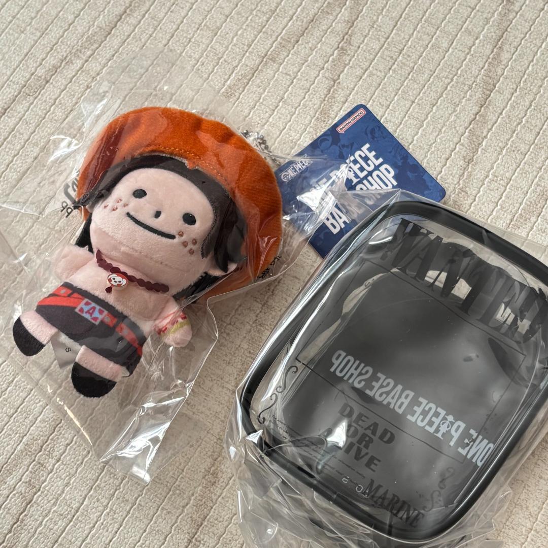 ONE PIECE BASE SHOP ゆびぬい エース クリアポーチ セット - メルカリ