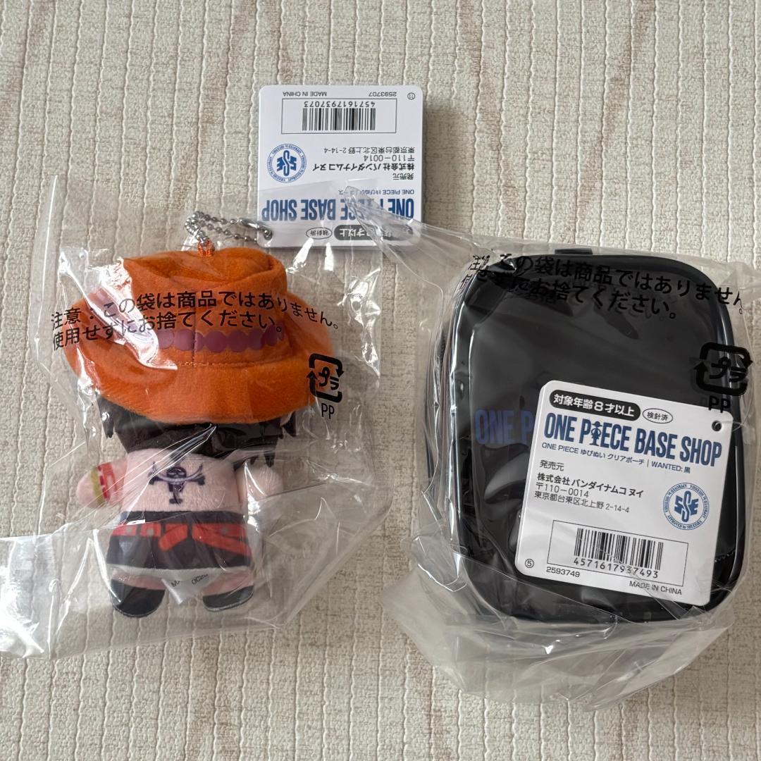ONE PIECE BASE SHOP ゆびぬい エース クリアポーチ セット - メルカリ