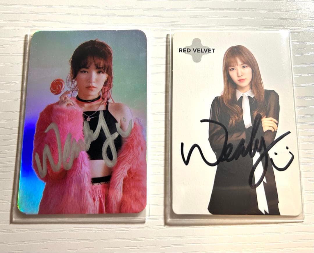 RedVelvet レドベル ウェンディ wendy トレカ 直筆サイン入り - メルカリ