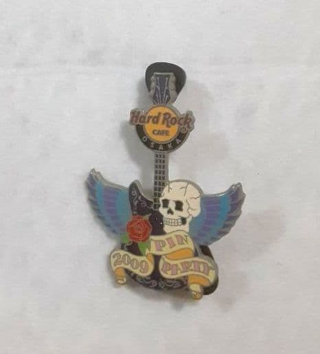 ハードロックカフェ Hard Rock Cafe 大阪ギターピンバッチ pin - メルカリ