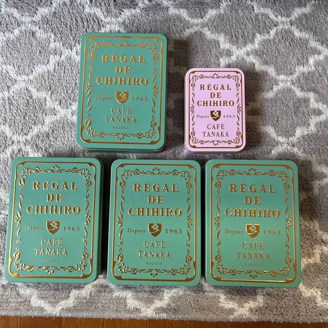 カフェタナカ クッキー缶 空缶 5個セット - メルカリ