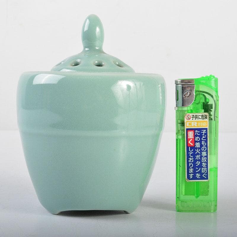 京焼 虚心庵 二代 加藤渓山作 砧青磁 香炉 共箱 V R4508 - メルカリ