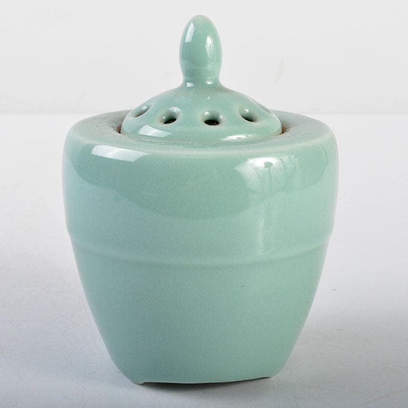 京焼 虚心庵 二代 加藤渓山作 砧青磁 香炉 共箱 V R4508 - メルカリ