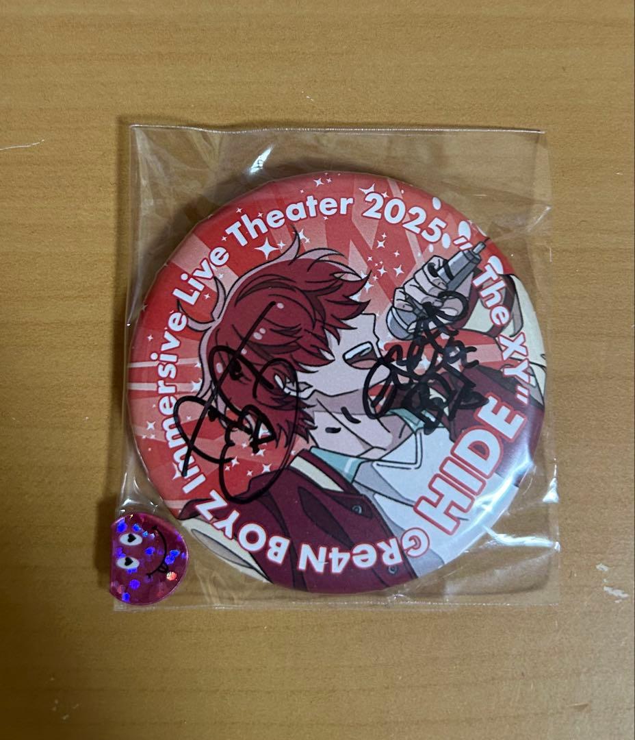 GRe4N BOYZ 缶バッチ　サイン付き GRE4N BOYZ 缶バッジ - メルカリ