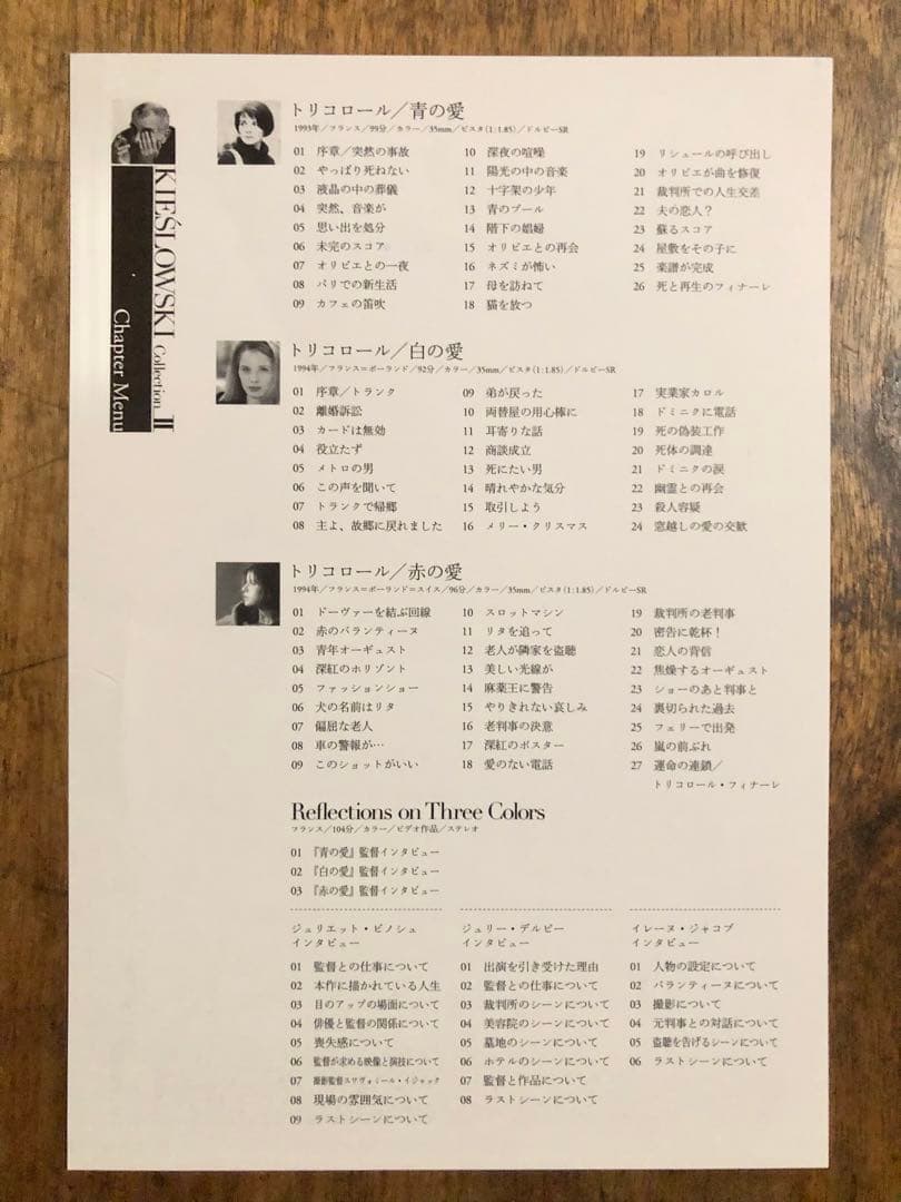 キェシロフスキ・コレクションII 「トリコロール」セット [DVD]