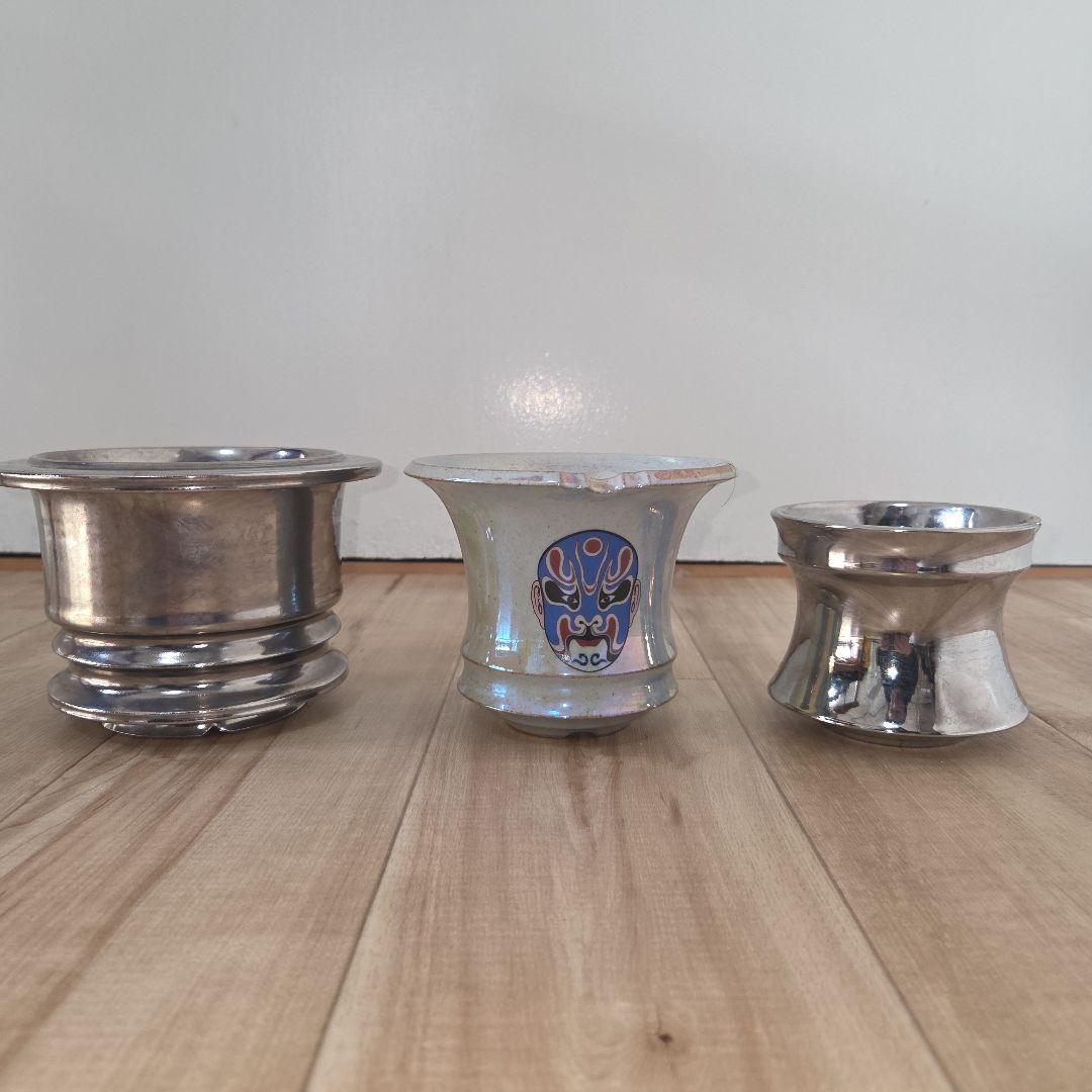 手作り 植木鉢中古3点セット検索（塊根植物パキポディウム グラキリス アガベ ） 塊根植物 鉢 植木鉢 Adv-024-L (140×84) おしゃれ 多肉 塊根 黒 室内