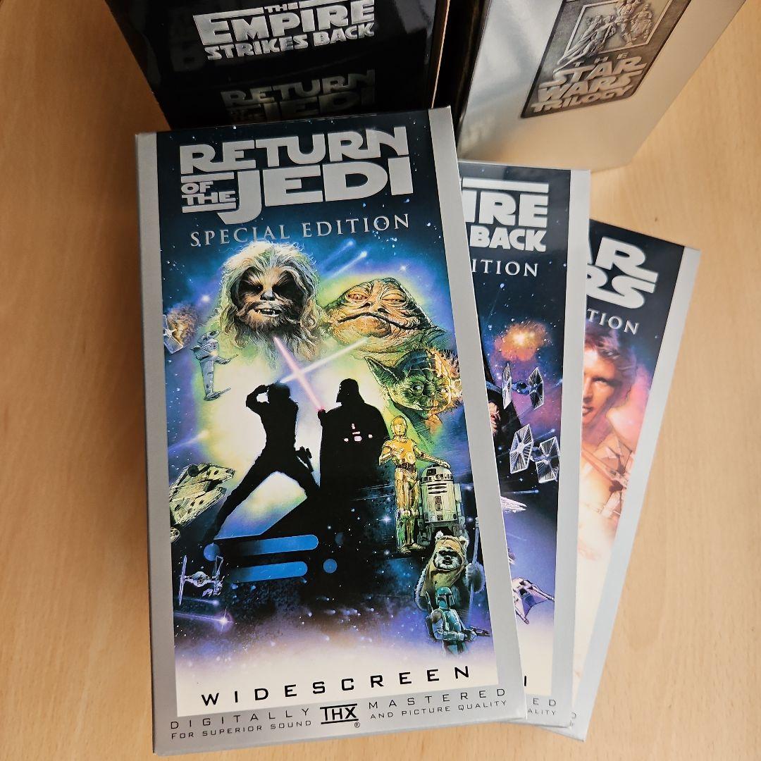 スターウォーズ 3部作特別篇 VHSビデオ 3本ボックス付き - メルカリ